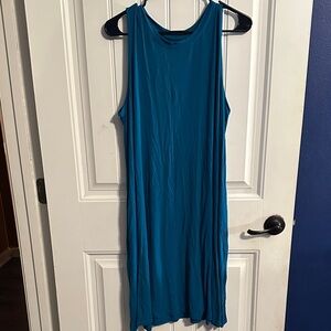 Time and Tru Teal Blue Swing Dress XXL